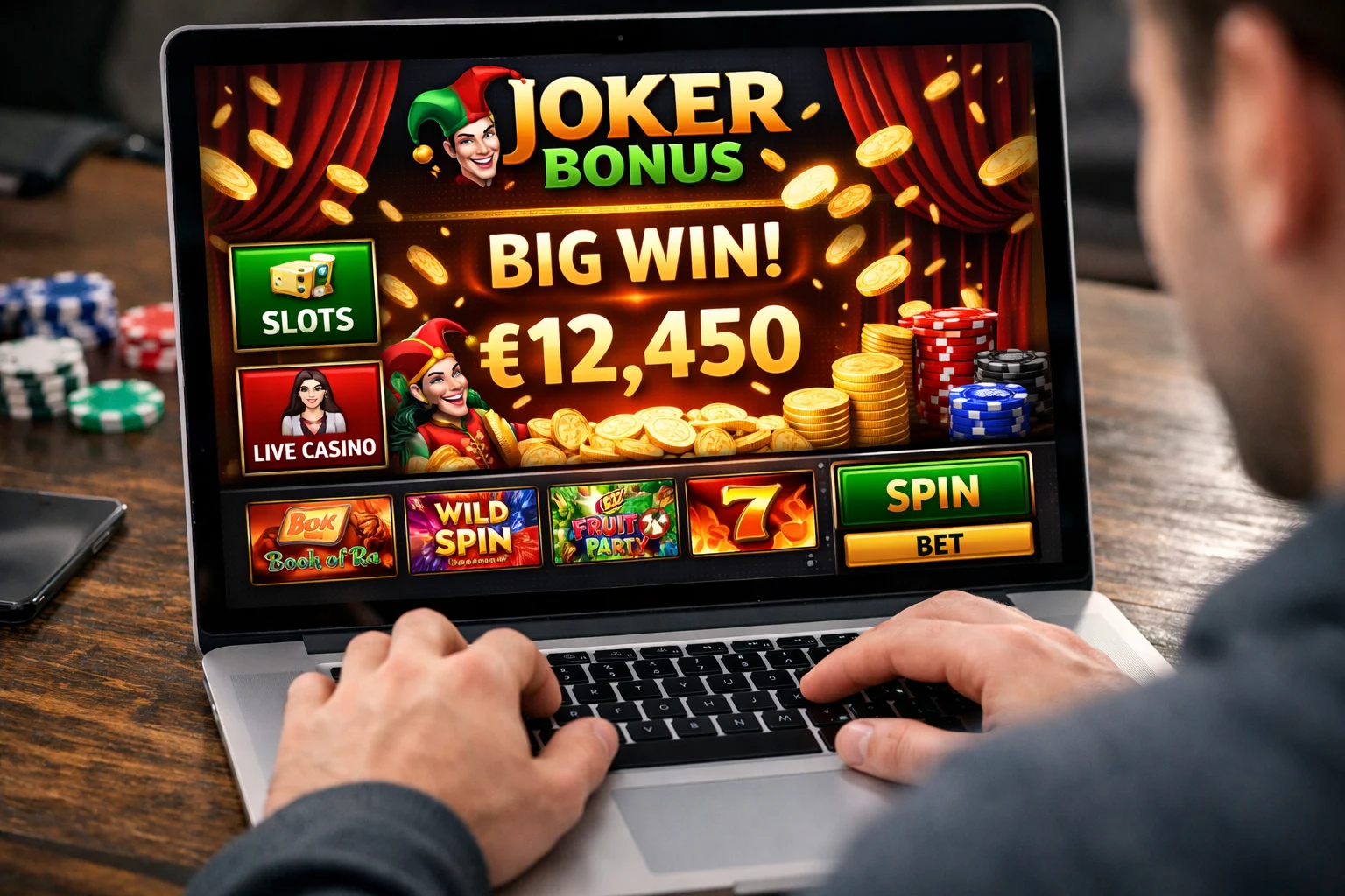 Бонуси Joker Casino